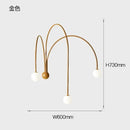Ljojo Nordic Designer Led Wall Lamp Modern Living Room Bedroom Glass Light Indoor Minimalist Fixture