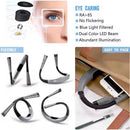 Ljojo LED Neck Reading Lamp USB Rechargeable Adjustable Three-color Hanging Neck Lamp