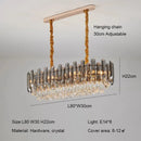 Modern Luxury Crystal Chandelier - Elegant Pendant Light Fixture by Ljojo