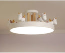 LED Unicorn Lantern Children's Room Lighting Resin Nordic Bedroom Decor Kids Ambiance Ljojo