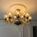Ljojo Luxury Crystals Ceiling Chandelier for Elegant Interior Decor