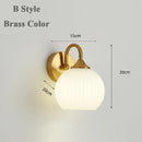LED Chrome Wall Sconce Light Modern Bedroom Decor - Ljojo