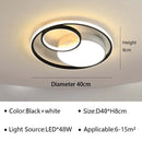 Minimalist Ring LED Ceiling Lamp for Bedroom | Modern Indoor Lighting Fixture by Ljojo