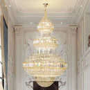 2025 European Duplex Large Chandelier Crystal Lamp for Villa Living Room - Ljojo