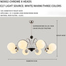 LED Scandinavian Chandelier Pendant Lamp Warm Glass Stylish Lighting for Living Room by Ljojo