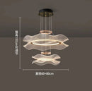 Nordic Luxury Lotus Acrylic LED Chandelier Pendant Light by Ljojo