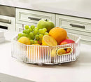 Ljojo Modern Acrylic Fruit Plate Transparent Simple Living Room Decor