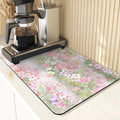 Floral Pattern Kitchen Coasters Set by Ljojo