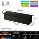 Ljojo 3D Ambience Fireplace Electric LED Humidifier for Indoor Living Room Decor