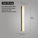 Ljojo Marble Wall Lamp: Designer Natural Copper LED Lighting for Various Rooms