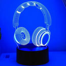 Gaming Headset 3D Night Light for Bedroom Game Room | Ljojo