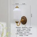 French Retro Wall Lamp Cream LED Fixture for Bedroom Bathroom Home Decor by Ljojo