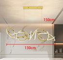 Ljojo LED Staircase Chandeliers Modern Home Decor Hanging Light Indoor Lighting