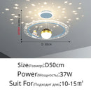 Astronaut Room Pendant Light Dimmable with Remote - Creative Space Starry Sky Eye Protection - Ljojo