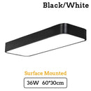 Ljojo LED Ceiling Lamp Dimmable Surface Mount Panel - Bright Modern Fixture for Bedroom Kitchen Living Room