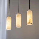 Cylindrical Natural Marble Wall Sconce for The Master Bedroom by Ljojo - Elegant Lighting Fixture for Dining Room & Kitchen