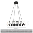 Ljojo Modern LED Pendant Light Fixture for Dining Room | Contemporary Indoor Hanging Lamp