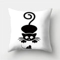 Cute Cat Cushion Cover 45x45cm - Ljojo Home Decor Pillowcases
