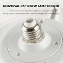 Ceiling Fan Light LED 360° Rotation Fan Lamp Modern 3 Gear Wind Speed Decor Ljojo