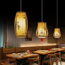 Bamboo Chandelier: Chinese Style Zen Teahouse Restaurant Hotel Hot Pot Shop Lantern - Ljojo