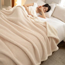 Ljojo Luxury Velvet Blanket, Double-Sided Plush Bed Cover, Warm & Thick Bedspread