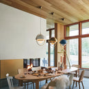 Ljojo Danish Deformed Ball Pendant Light Chandelier for Bedroom Kitchen Living Room Dining Area