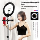 Dimmable LED Selfie Ring Fill Light with Tripod Stand for Makeup Video Live | Ljojo