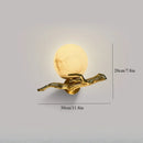 Ljojo Marble Wall Lamp: Medieval Luxury Lighting for Bedroom, Living Room & Corridor