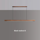 Ljojo Stylish Wood Hanging LED Pendant Light Chandelier for Living Room Decoration