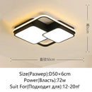 Ljojo LED Ceiling Light: Modern Minimalist Bedroom Chandelier for Living Room, Children's Room