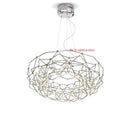 80cm Modern Nordic Pendant Light Stainless Steel for Creative Bedroom Atmosphere by Ljojo