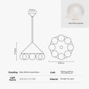 Luxurious Bubble Ball Art Living Room Pendant Light Fixture by Ljojo - High-End Designer Showcase