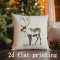 Festive Animal & Ornament Pillow Covers by Ljojo - Sofa Bedroom Car Cushion Cover