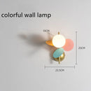 Ljojo Modern Glass Ball LED Ceiling Chandelier Children's Room Pendant Lamp Home Decor