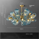 LED Hanging Copper Pendant Light Modern Creative Blue Beauty Home Decor Indoor Restaurant Room Lobby Factory Outlet by Ljojo