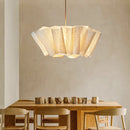 Ljojo Japanese Wabi-Sabi Style Fabric Chandelier Medieval Vintage Tea Room Pendant Light