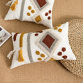 Boho Loop Tufted Tassel Pillow Cover for Home Decor by Ljojo