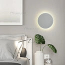 Modern Round Wall Lamp LED Eclipse Light for Bedroom Living Room Hallway Sconce by Ljojo