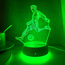 Football Fan's Dream 3D Illusion Night Light - USB Powered, Touch Control