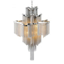 Ljojo Luxury Tassel Chandelier: Designer Aluminum Chain LED Lighting Fixtures