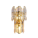 Ljojo Light Luxury Crystal Wall Lamp for Living Room, Bedroom, Study, and Hallway