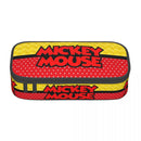 Ljojo Mickey Mouse Pencil Bag: High Capacity Makeup and Stationery Case