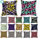 Ljojo Leopard Print Pillow Case Throw Cushion Cover Decor Case