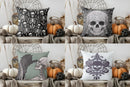 Halloween Skeleton Pattern Throw Pillow Cover by Ljojo: Sofa Bedroom Car Cushion Cover