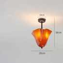 French Retro Glass Pendant Light | Modern Creative Chandelier for Dining Room Bedroom Living Room by Ljojo