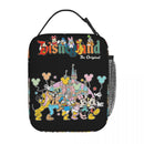 Ljojo Mickey Mouse Insulated Lunch Bag - Portable Thermal Cooler for Kids