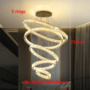 Ljojo Luxury Crystal Chandelier | Modern Dining Room Pendant Light Fixture
