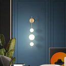 Nordic Designer Golden Wall Light Modern Simple for Living Room by Ljojo