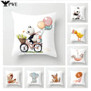 Ljojo Lovely Cartoon Pattern Cushion Cover 45*45cm
