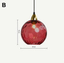 Ljojo Modern Glass Chandelier Nordic Lustre Led Pendant Light Glass Hanging Lamp